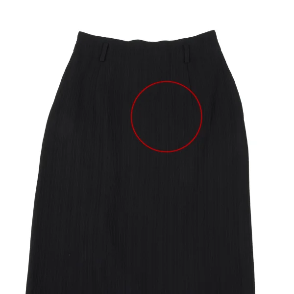 ALFASPIN Wool Stripe Jacquard Long Skirt K-167162_003
