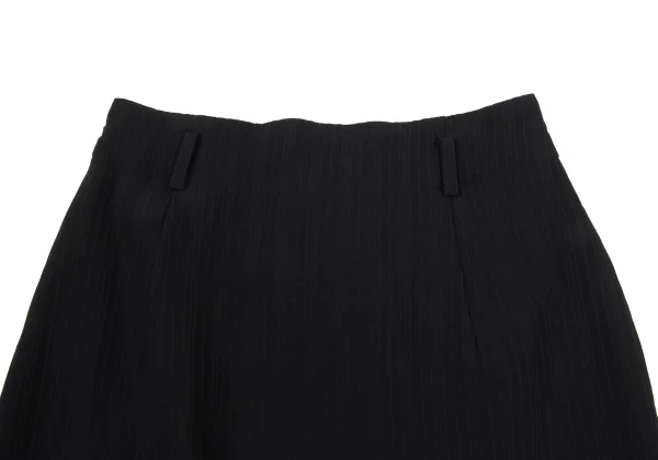 ALFASPIN Wool Stripe Jacquard Long Skirt K-167162_005