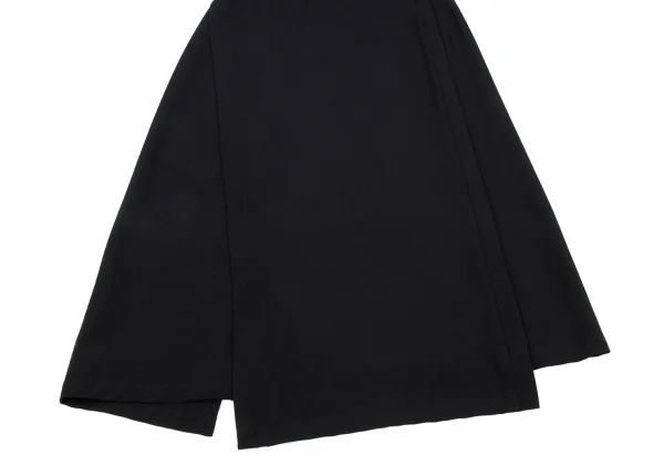 ALFASPIN Wool Tuck Design Zip Wrap Skirt K-167163_004
