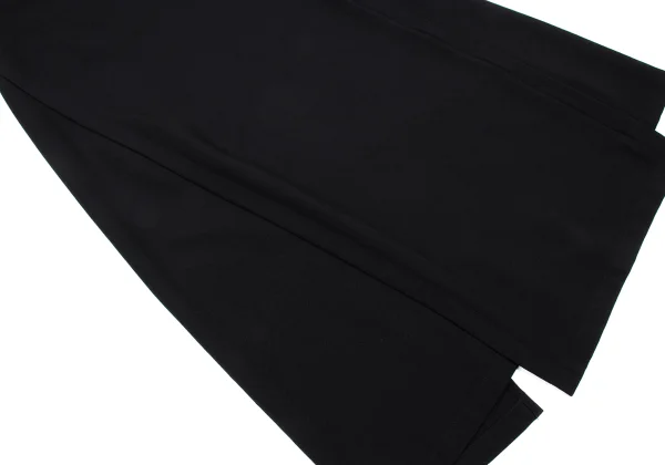 ALFASPIN Wool Tuck Design Zip Wrap Skirt K-167163_005