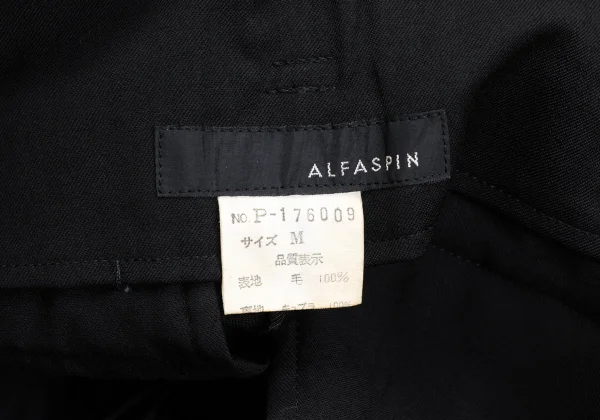 ALFASPIN Wool Tuck Pants K-167164_012