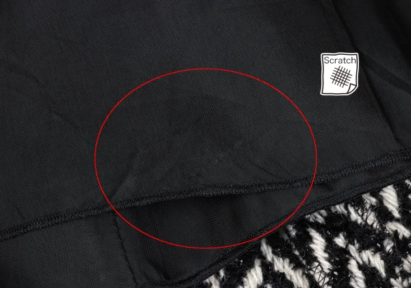 EMPORIO ARMANI Lame Herringbone Flare Skirt K-167167_006