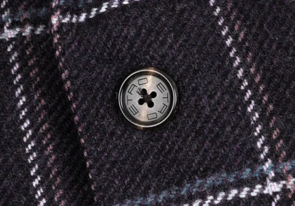 ETRO Wool Lining Paisley Check Jacket K-167169_010