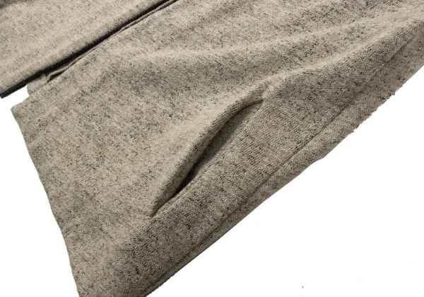 Y's Wool Blend Buttonless Knit Jacket K-167170_008