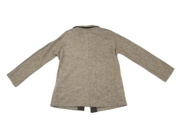 Y's Wool Blend Buttonless Knit Jacket K-167170_011