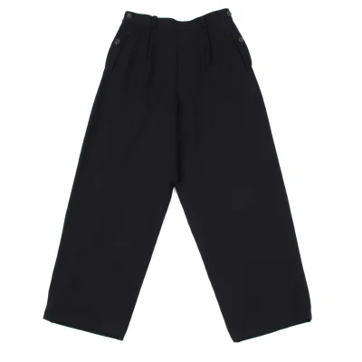 Y's Wool Gabardine Side Button Pants