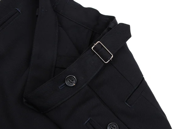 Y's Wool Gabardine Side Button Pants K-167171_005