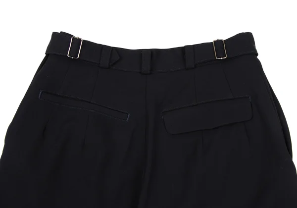 Y's Wool Gabardine Side Button Pants K-167171_010