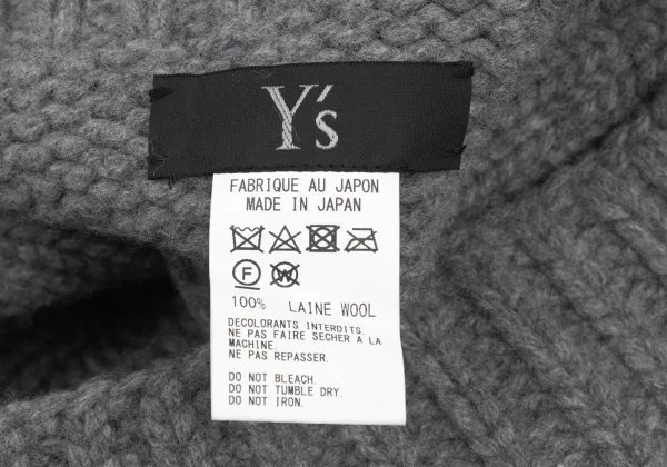 Y's Wool Knit Neck Warmer K-167172_008