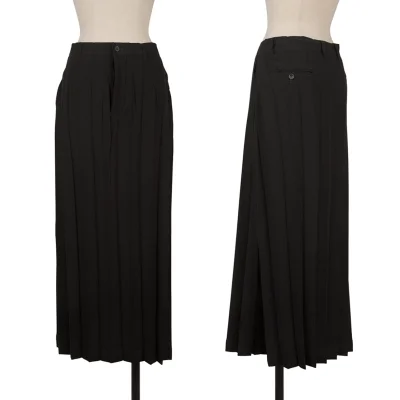 ISSEY MIYAKE Pleats Slit Long Skirt