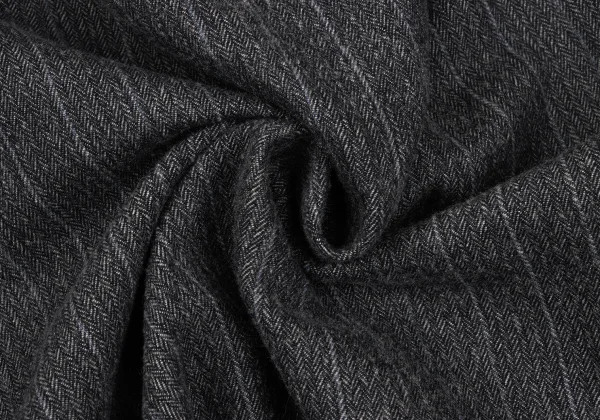 Vivienne Westwood Wool Herringbone Stripe Asymmetry Hem Skirt K-167177_012