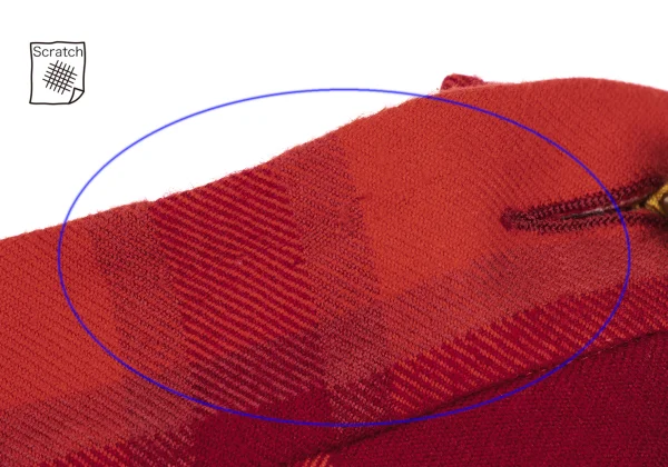 Vivienne Westwood Wool Check Asymmetry Hem Skirt K-167178_004