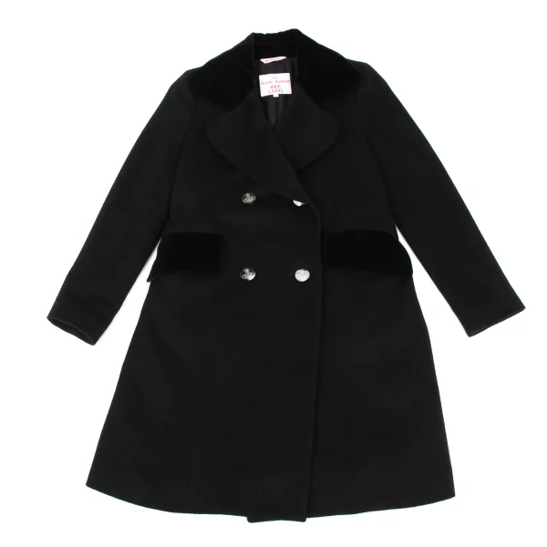 Vivienne Westwood Red Label Wool Blend Velour Double Coat K-167180_002