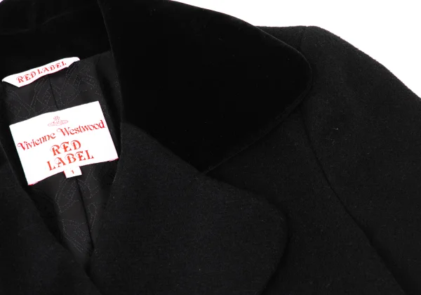 Vivienne Westwood Red Label Wool Blend Velour Double Coat K-167180_005
