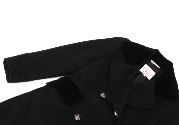 Vivienne Westwood Red Label Wool Blend Velour Double Coat K-167180_006