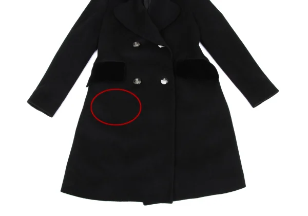 Vivienne Westwood Red Label Wool Blend Velour Double Coat K-167180_009