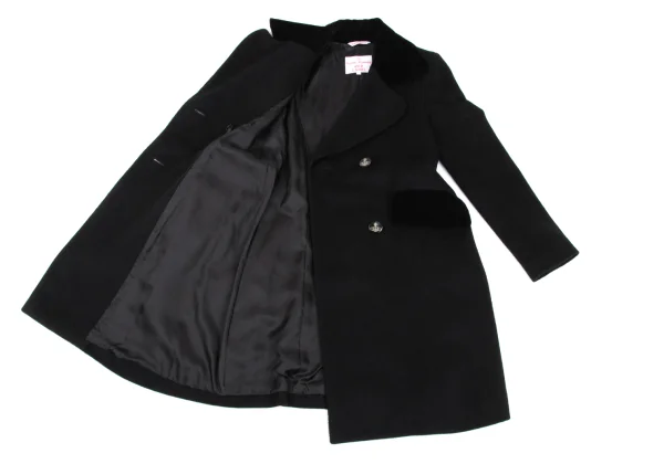 Vivienne Westwood Red Label Wool Blend Velour Double Coat K-167180_013