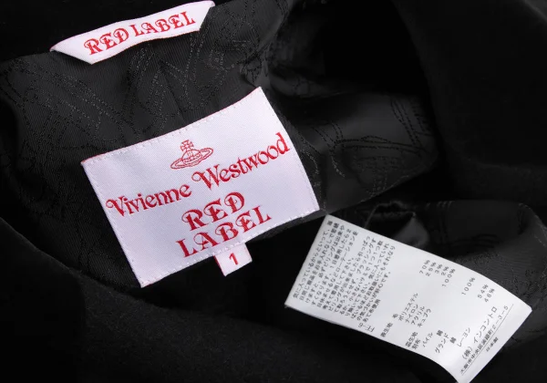 Vivienne Westwood Red Label Wool Blend Velour Double Coat K-167180_017