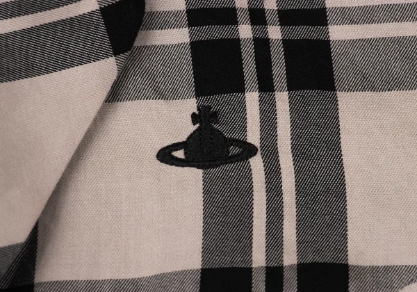 Vivienne Westwood Red Label Cotton Check Design Collar Blouse K-167186_007