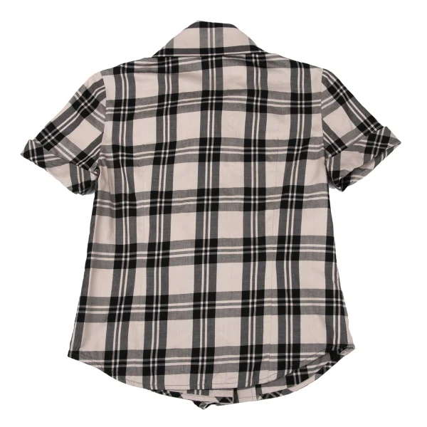 Vivienne Westwood Red Label Cotton Check Design Collar Blouse K-167186_011