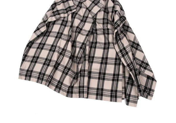 Vivienne Westwood Red Label Cotton Check Drape Wrap Skirt K-167187_007