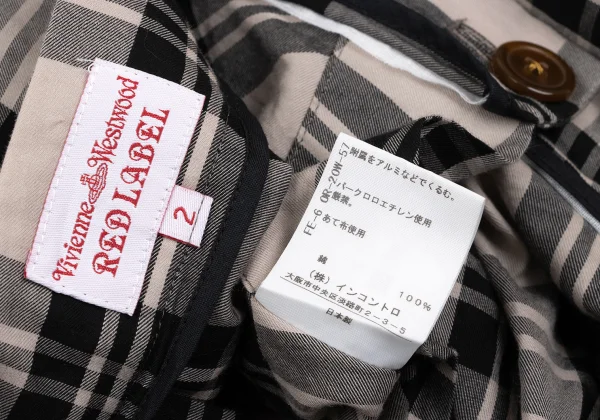 Vivienne Westwood Red Label Cotton Check Shirt & Skirt K-167188_020