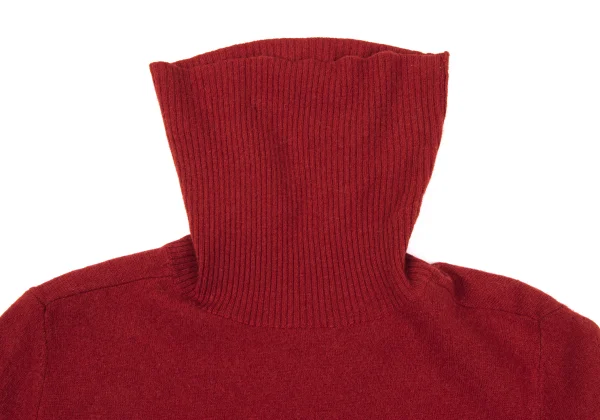 ヴィヴィアンウエストウッド レッドレーベルVivienne Westwood Red Label ウールオーブ刺繍タートルネックニット 赤2 K-167192_005