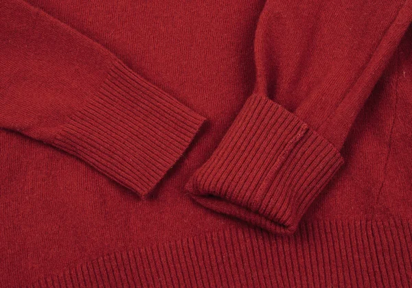 ヴィヴィアンウエストウッド レッドレーベルVivienne Westwood Red Label ウールオーブ刺繍タートルネックニット 赤2 K-167192_008