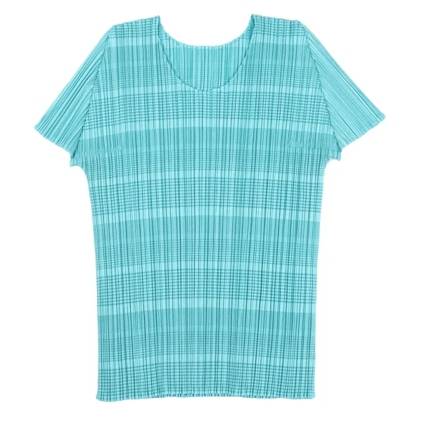 PLEATS PLEASE Stripe Jacquard T Shirt K-167197_002