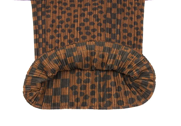 PLEATS PLEASE Dot Check Printed T Shirt K-167198_007