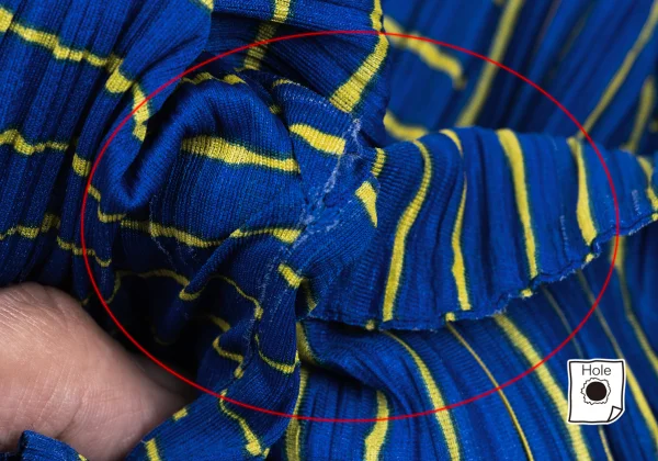 PLEATS PLEASE Stripe Printed T Shirt K-167199_004