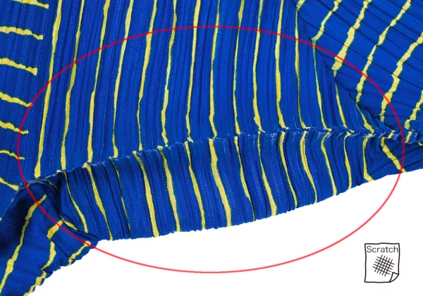 PLEATS PLEASE Stripe Printed T Shirt K-167199_005