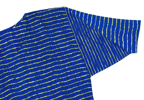 PLEATS PLEASE Stripe Printed T Shirt K-167199_008