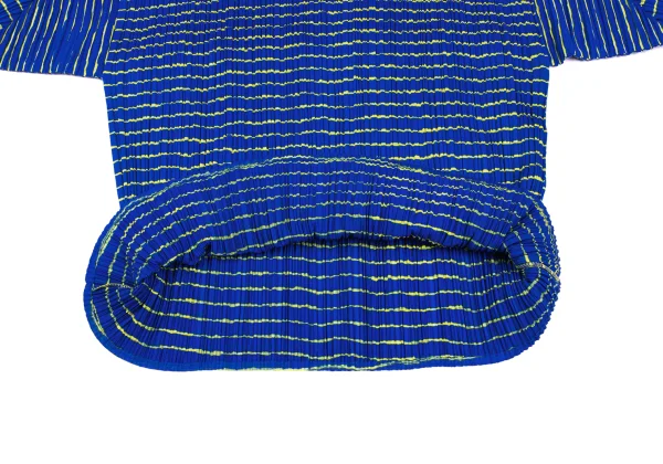 PLEATS PLEASE Stripe Printed T Shirt K-167199_010