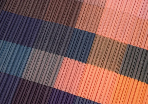 PLEATS PLEASE Colorful Checkered Sleeveless Top K-167201_012