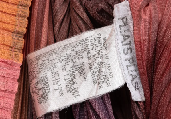 PLEATS PLEASE Colorful Checkered Sleeveless Top K-167201_016