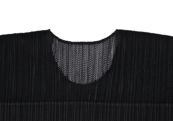 PLEATS PLEASE Mesh Pleated Switching Drawstring T Shirt K-167203_006