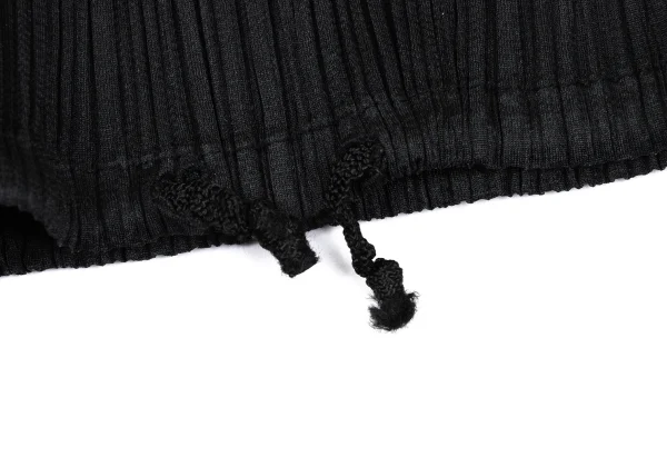 PLEATS PLEASE Mesh Pleated Switching Drawstring T Shirt K-167203_009