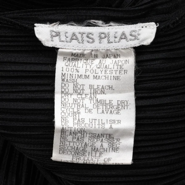 PLEATS PLEASE Mesh Pleated Switching Drawstring T Shirt K-167203_015