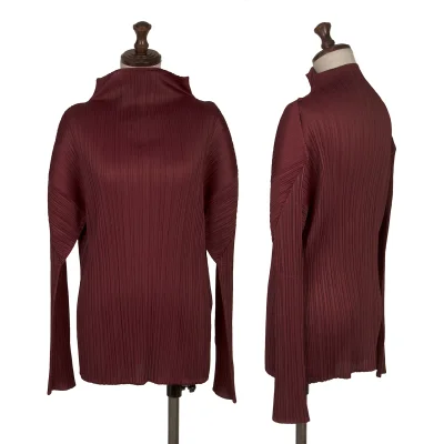 PLEATS PLEASE Pleats High-neck Top
