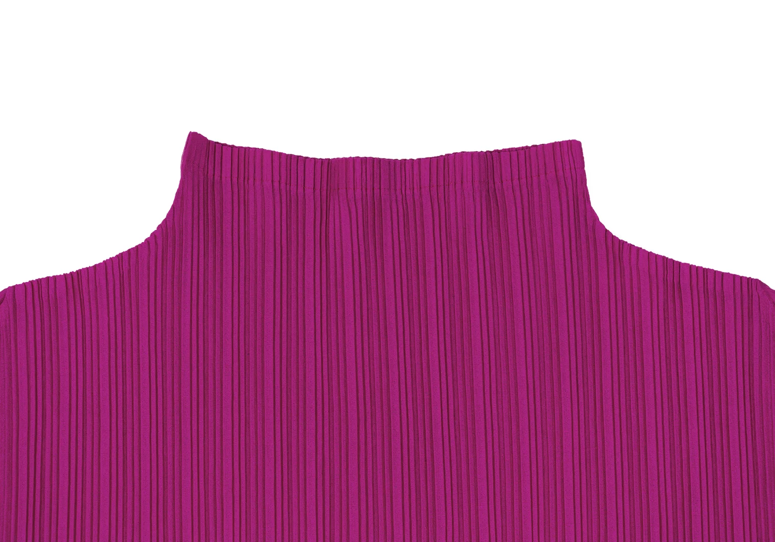 プリーツプリーズPLEATS PLEASE プリーツハイネックカットソー ピンク3