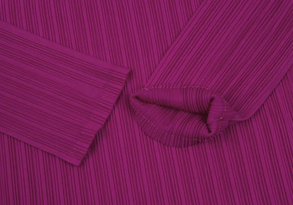 プリーツプリーズPLEATS PLEASE プリーツハイネックカットソー ピンク3