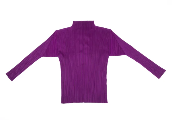 PLEATS PLEASE Pleated High Neck T-shirt K-167209_002