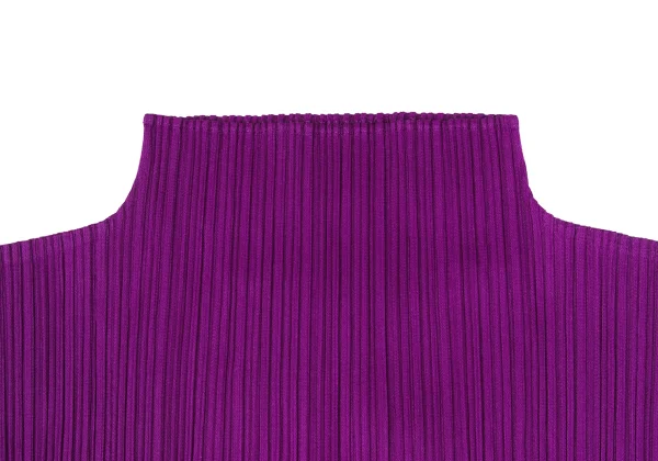 PLEATS PLEASE Pleated High Neck T-shirt K-167209_005
