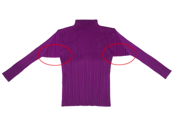 PLEATS PLEASE Pleated High Neck T-shirt K-167209_011