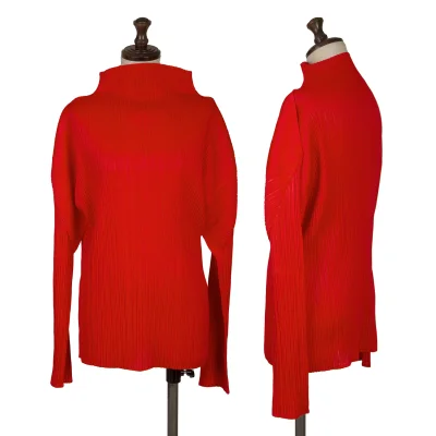 PLEATS PLEASE Turtle Neck T Shirt