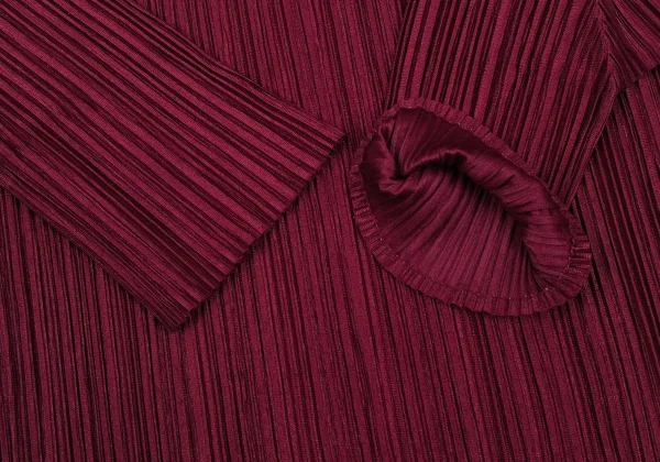 PLEATS PLEASE Pleated High Neck Half Sleeve T-shirt K-167213_005