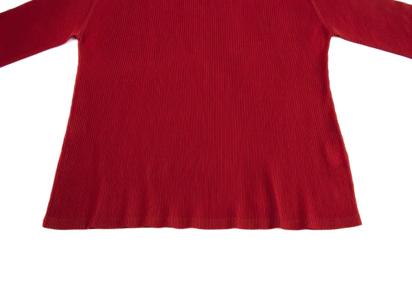 Unbranded Mist Pleated High Neck T-shirt K-167214_008