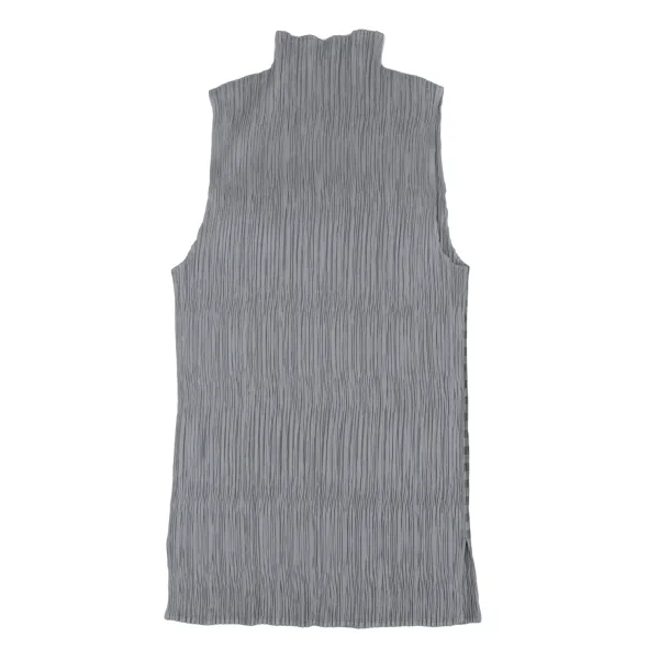 PLEATS PLEASE Check Print Wrinkled Pleats Sleeveless Top K-167217_009