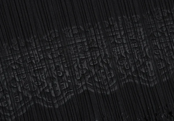 PLEATS PLEASE Hem Cutting Embossed Pleats T-shirt K-167218_009